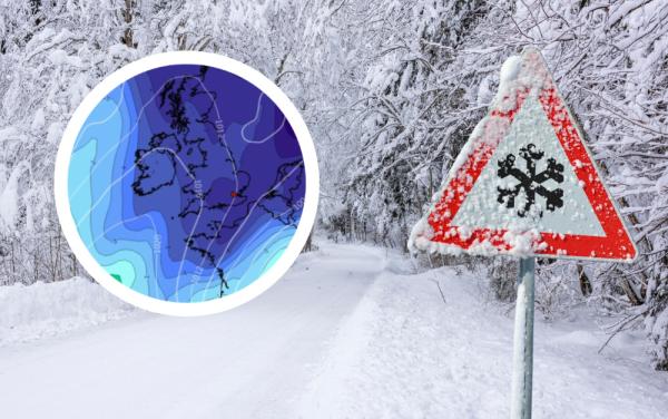 IRELAND SNOW MAP - Where will it snow as Met &Eacute;ireann issue new weather warnings?