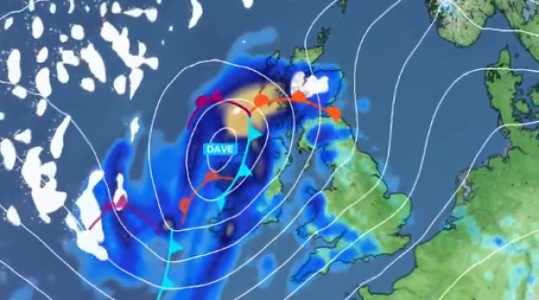 Ireland braces for torrential conditions as Storm Dave set to land over Easter weekend