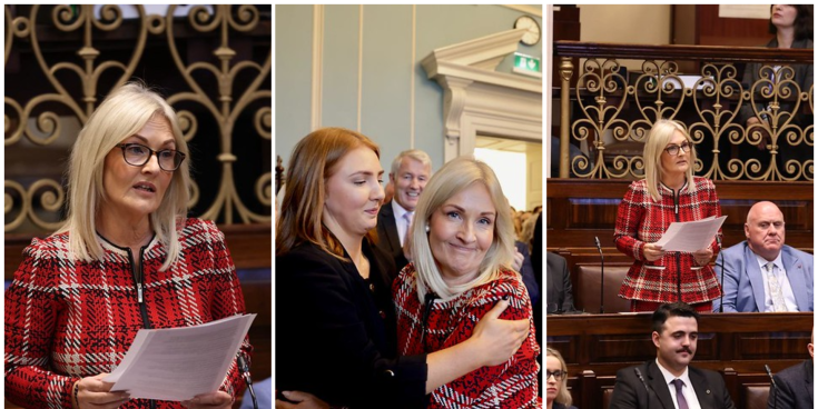 PICTURES: History made as Verona Murphy is elected as first-ever female Ceann Comhairle