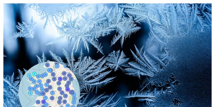 Ten counties hit with dangerous ice warnings as temperatures set to plunge below freezing