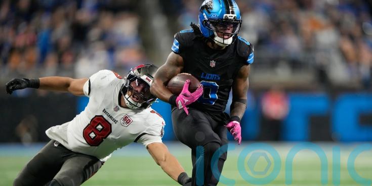 Jahmyr Gibbs runs for two touchdowns as Detroit Lions beat Tampa Bay Buccaneers