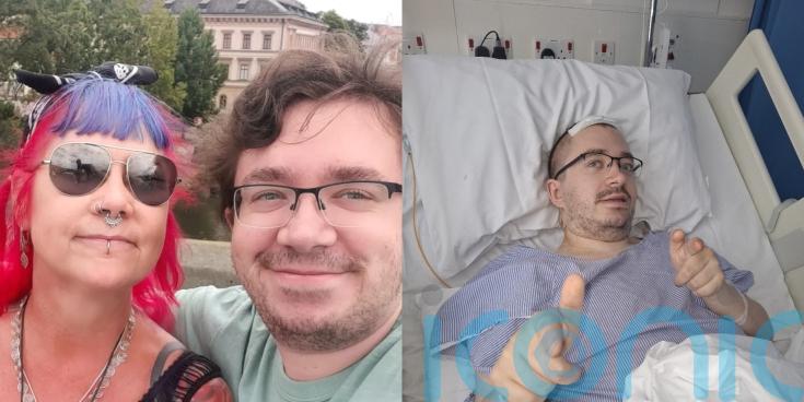 Mother of man, 24, who had 10 surgeries after brain tumour found says it is unknown ‘how much of life he will get back’