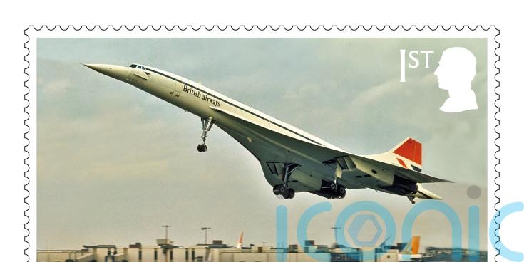 New stamps mark 50th anniversary of first commercial Concorde flights