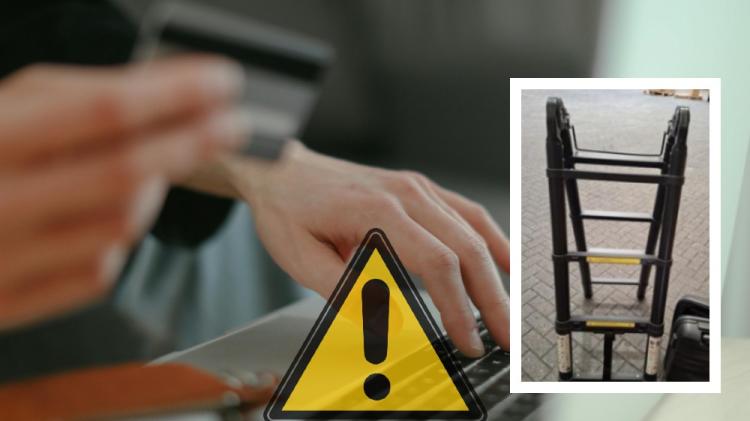 'Stop use immediately': Urgent safety warning issued over ladder sold to Irish shoppers