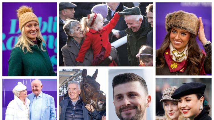 PICTURES: Wrapped-up Irish racegoers bring style, sparkle and big smiles to Leopardstown