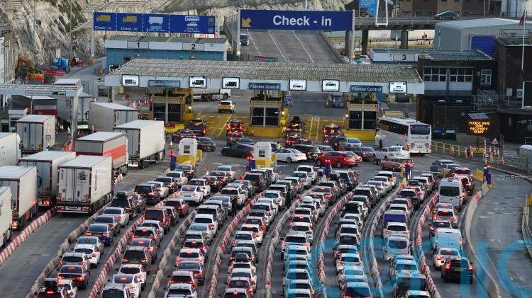 Long queues at Port of Dover amid IT issues as travellers seek Christmas getaway