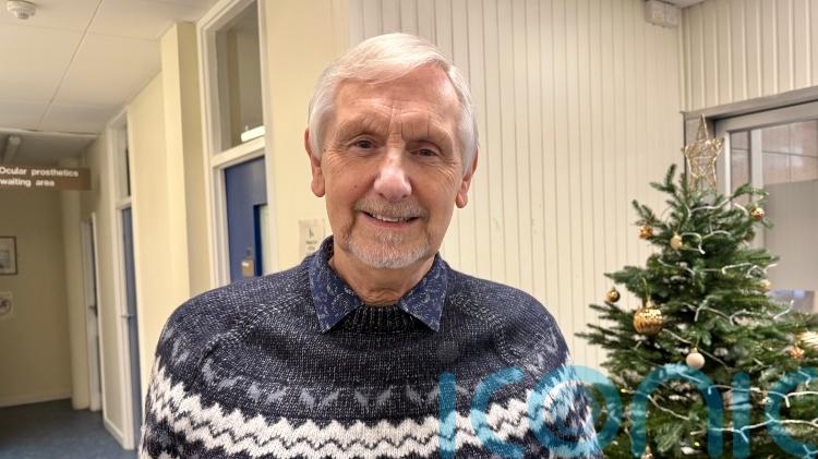 Cornea transplant means man can see Christmas properly for first time in years