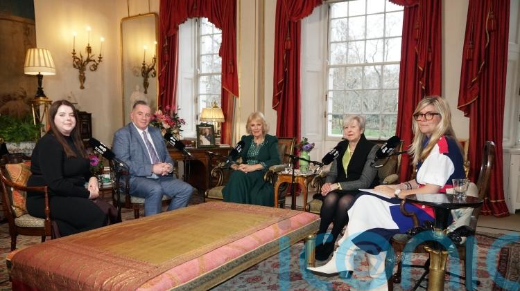 Your family would be so proud of you, Queen tells John Hunt and daughter Amy