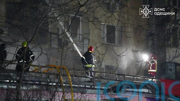 Children among those injured as Russian drones strike Ukraine&rsquo;s Odesa