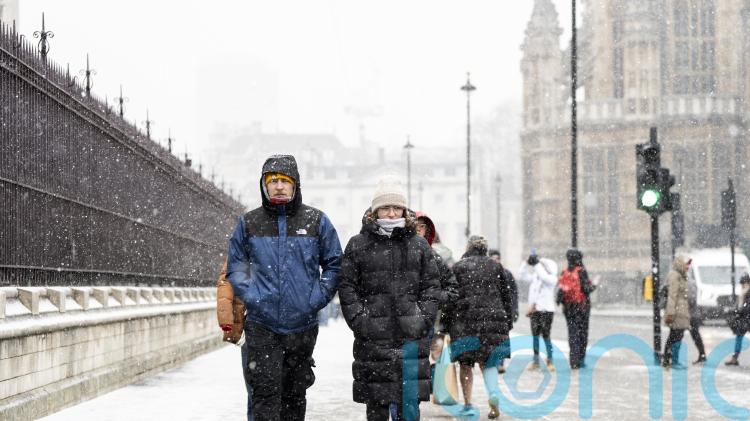 Commuters told to check for disruption after ice warnings issued across UK