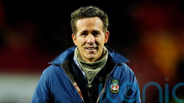 Ryan Reynolds chats to fans at Wrexham&rsquo;s FA Cup clash with Nottingham Forest