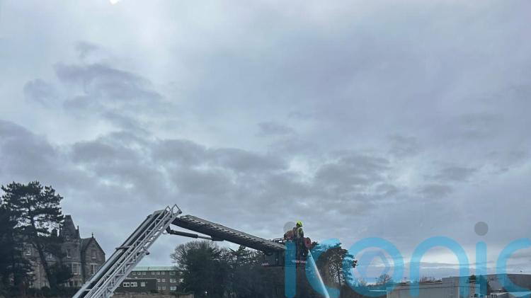 Fire crews remain at scene of St Andrews University blaze