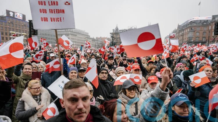 Hundreds march in Greenland and Denmark to support island amid Trump threats