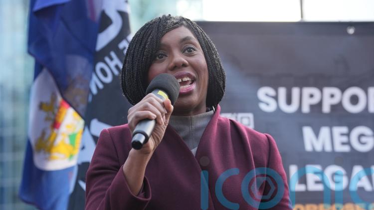 Kemi Badenoch joins protesters calling for Government to stop China mega-embassy