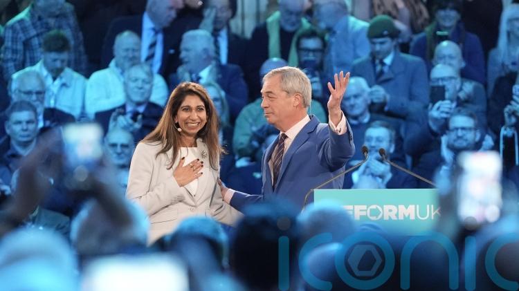 Former Tory home secretary Suella Braverman defects to Reform UK