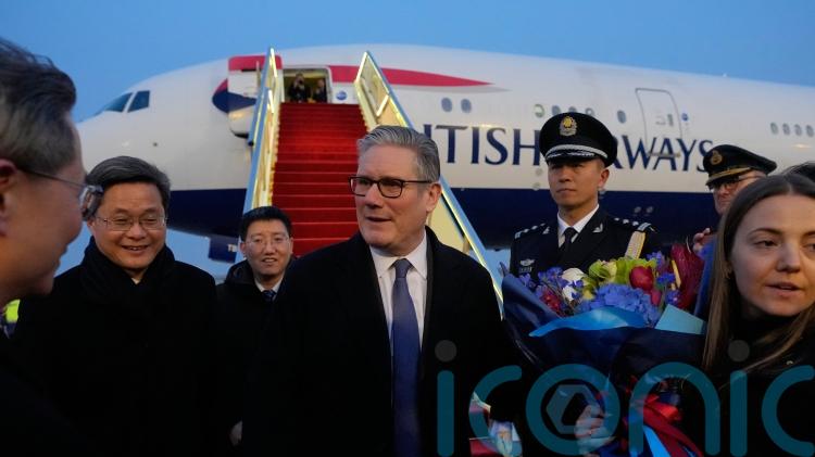 Sir Keir Starmer arrives in China in first visit by British PM since 2018