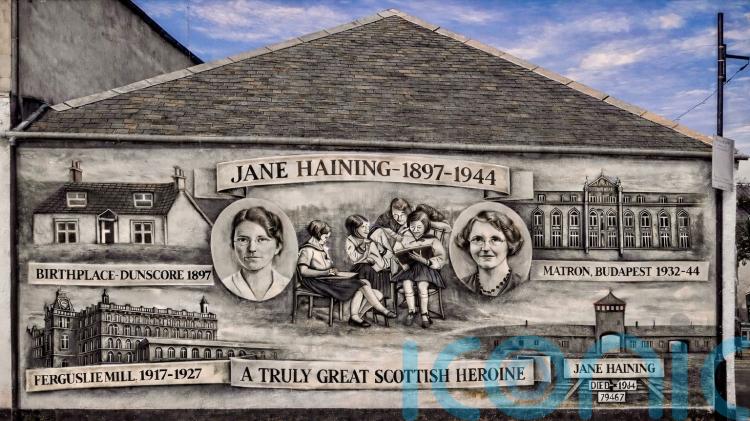 Artwork for mural dedicated to Scot who cared for Jewish girls unveiled