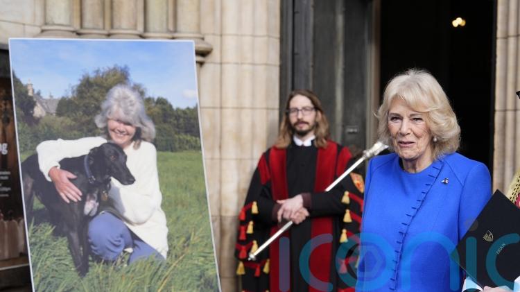 Queen joins Rivals stars to celebrate &lsquo;champagne soul&rsquo; Dame Jilly Cooper
