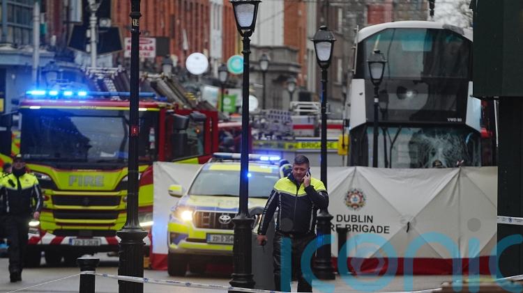 One dead and three injured in Dublin city centre bus crash