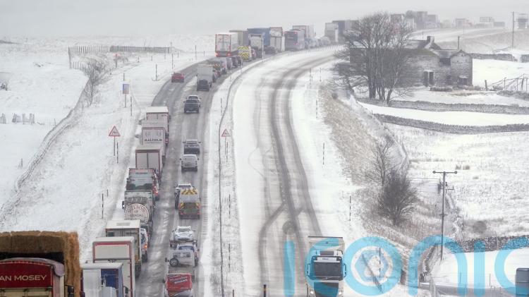 Wintry weather to continue across UK with warnings for snow and ice in place
