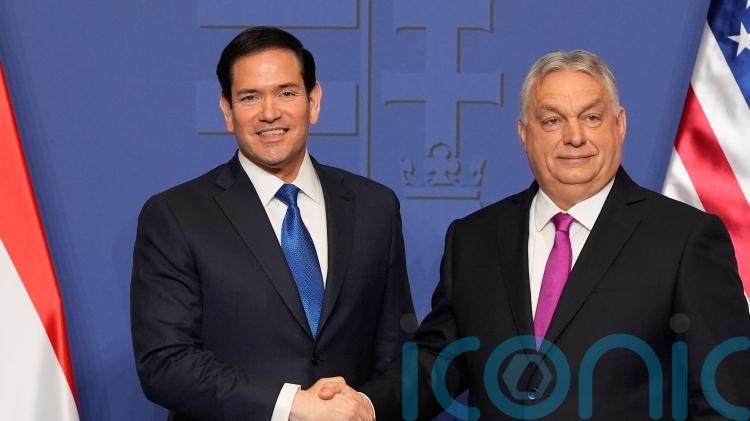Rubio backs Orban&rsquo;s bid for another term during visit to Hungary