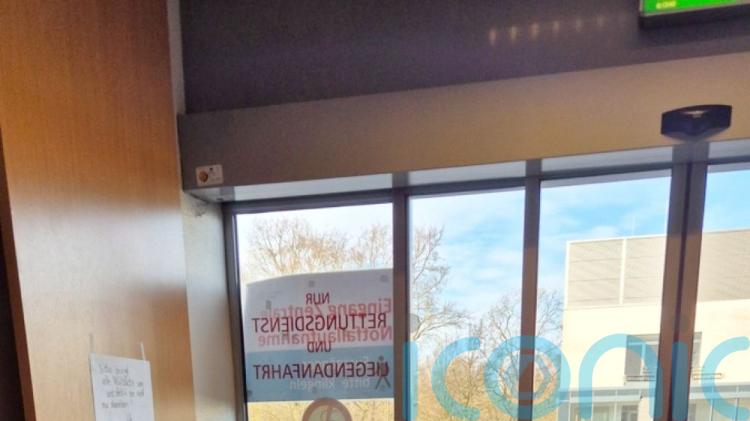 Injured seabird seeks help by pecking at door of German hospital