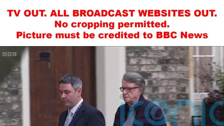 Mandelson questioned by police after arrest on suspicion of misconduct in office