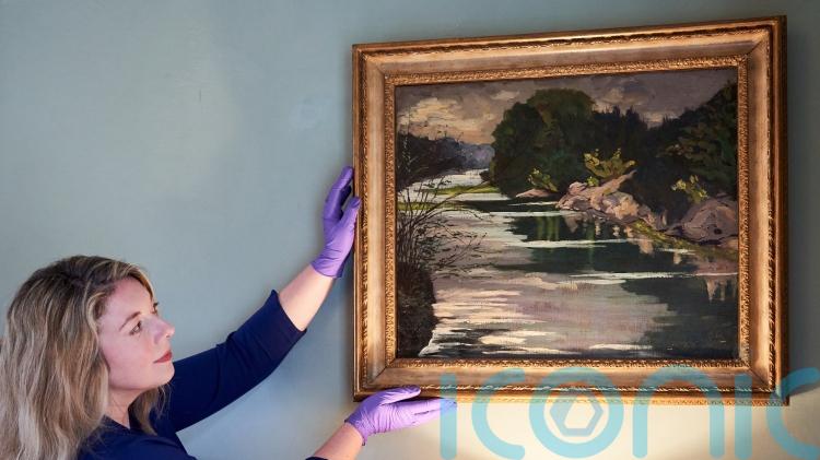 Landscape by Sir Winston Churchill to go on display in UK for first time