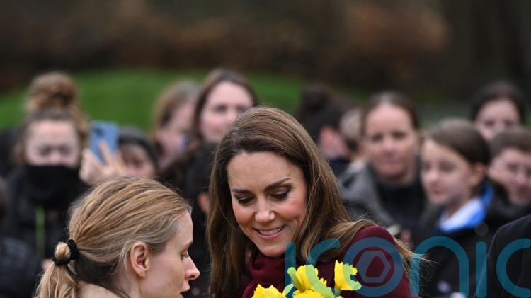 Kate shares message in Welsh for first time to mark St David&rsquo;s Day
