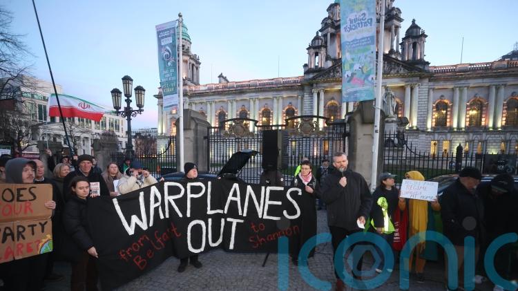 Gathering in Belfast condemns Israeli and US attacks on Iran