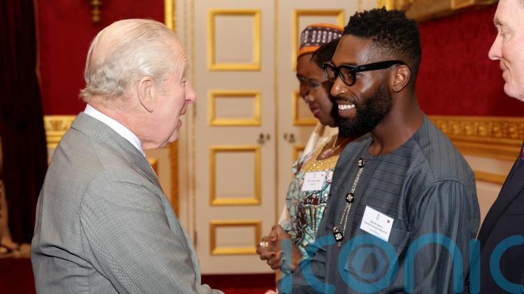 Tinie Tempah asks King for duchy invite at royal event for Nigerian community