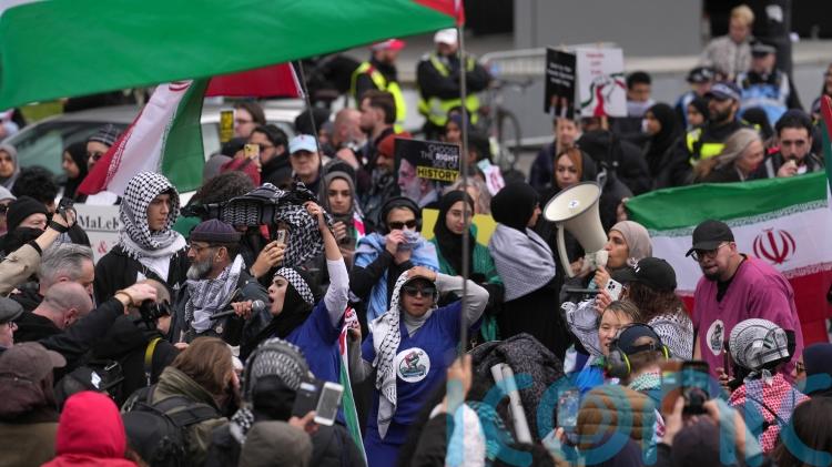 Police probe &lsquo;death to IDF&rsquo; chant led by Bobby Vylan at Al Quds Day protest