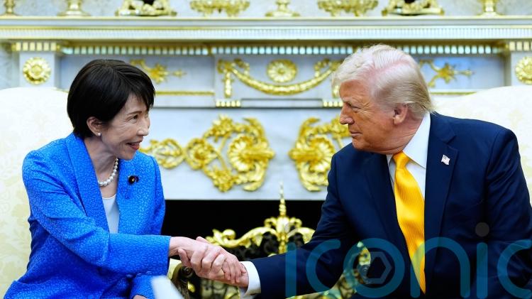 Japanese PM tries to reaffirm alliance with Trump