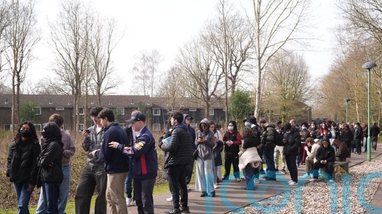 Meningitis cases rise to 34 from 29 as students queue for third day for vaccines
