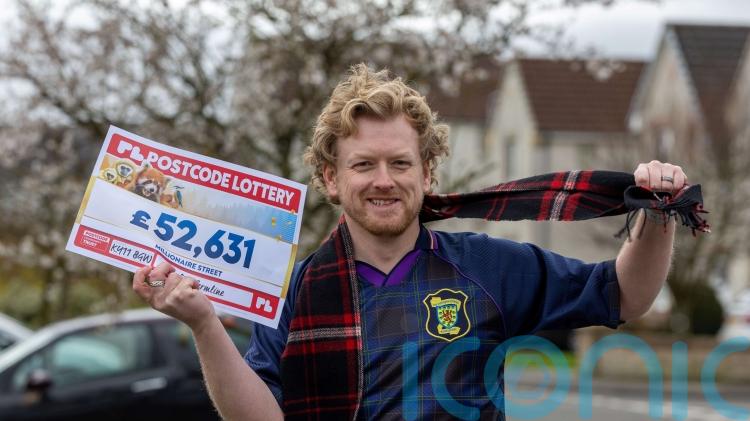Scotland fan plans World Cup tickets after People&rsquo;s Postcode Lottery win
