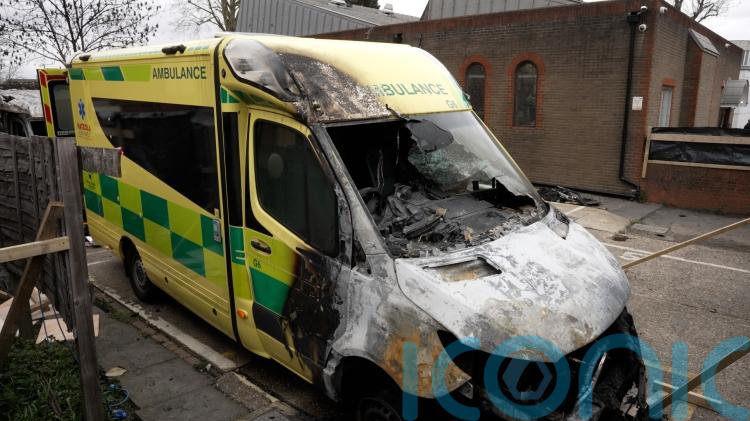 Two men arrested over Golders Green ambulances arson attack