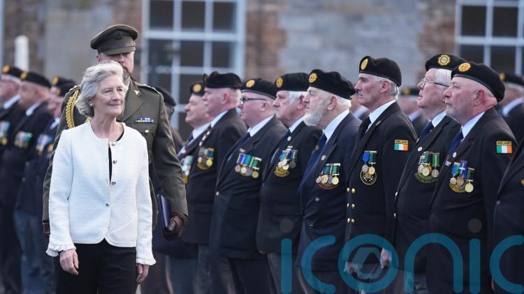 President attends anniversary event for veterans&rsquo; homeless charity
