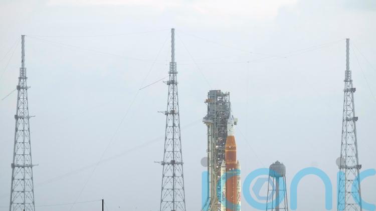 Lift-off for first manned Moon mission in more than 50 years