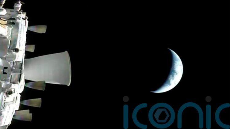 Manned mission to Moon fires engines to leave Earth&rsquo;s orbit