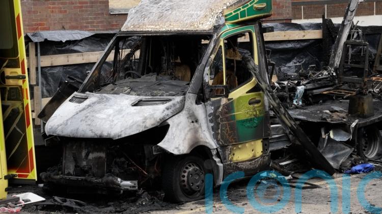 Three remanded over alleged arson on Jewish group ambulances as new arrest made