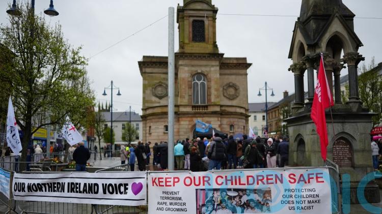 Rally in Coleraine hears concerns around immigration