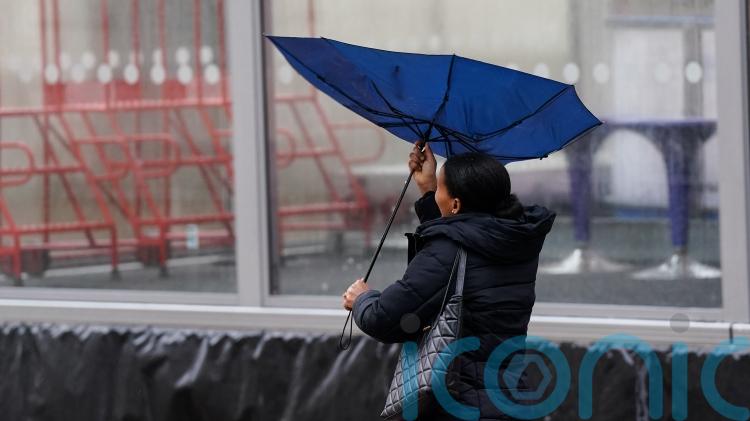 Rail delays and yellow wind warnings as Storm Dave due to ease on Easter Sunday