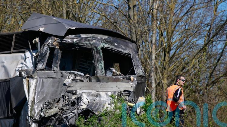French train driver killed and 16 injured in level-crossing crash