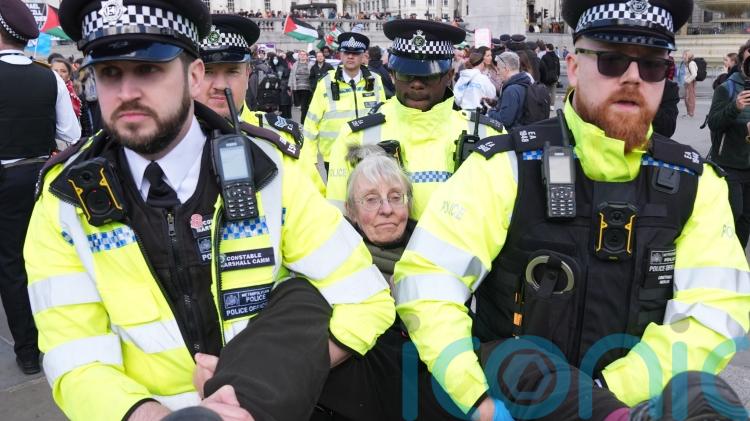 87-year-old among 523 people arrested at protest against Palestine Action ban