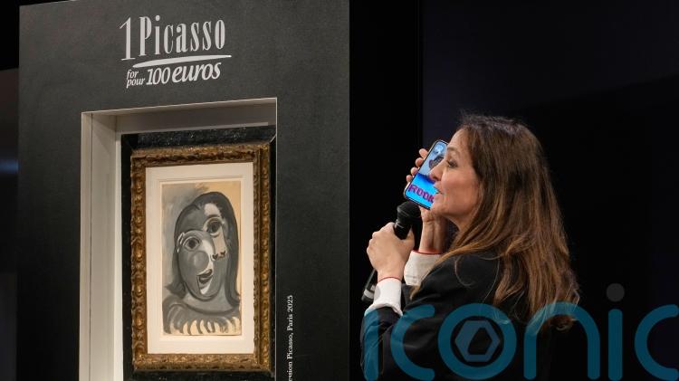 Man left stunned after winning Picasso painting in raffle