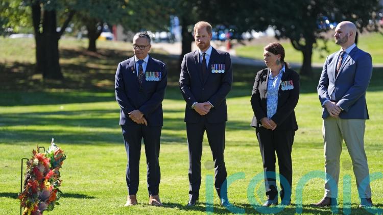 Duke of Sussex takes part in Aboriginal smoking ceremony