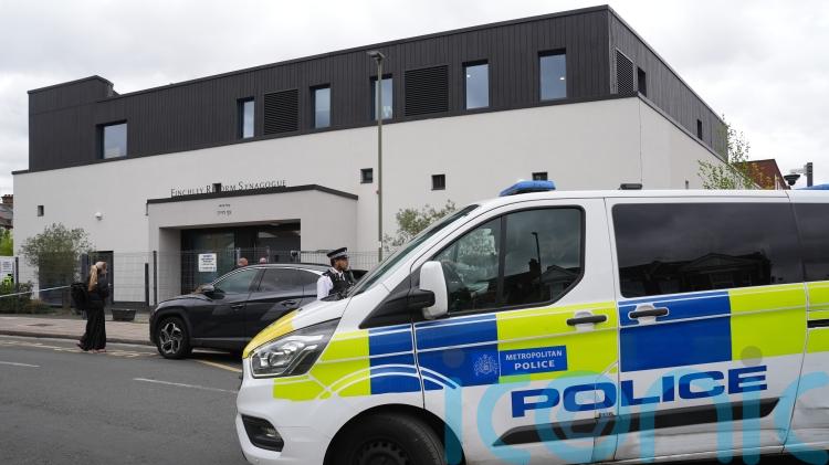 Man and woman arrested over attempted arson attack on north London synagogue