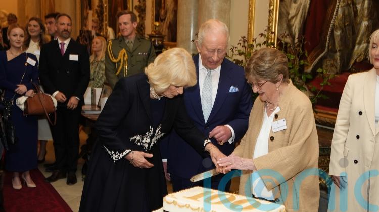 King joins centenarians for special celebration to mark life of his mother