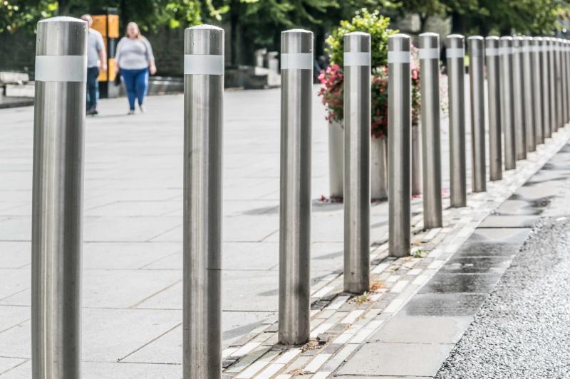 Steel bollard 