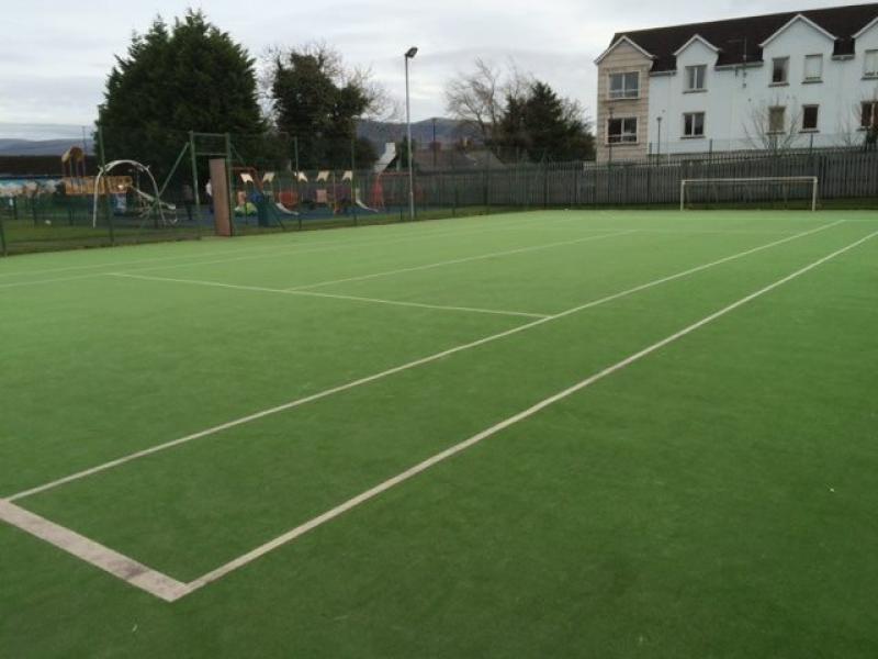 A synthetic pitch